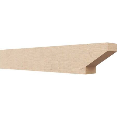 Ekena Millwork 4in. W x 6in. H x 36in. L Clemmons Woodgrain TimberThane Rafter Tail, Primed Tan RFTUR04X06X36CLERCPR